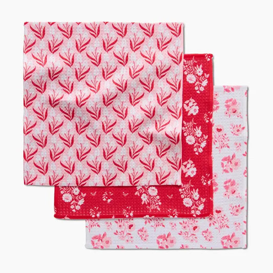 Cupid Garden Geometry Dishcloth Set