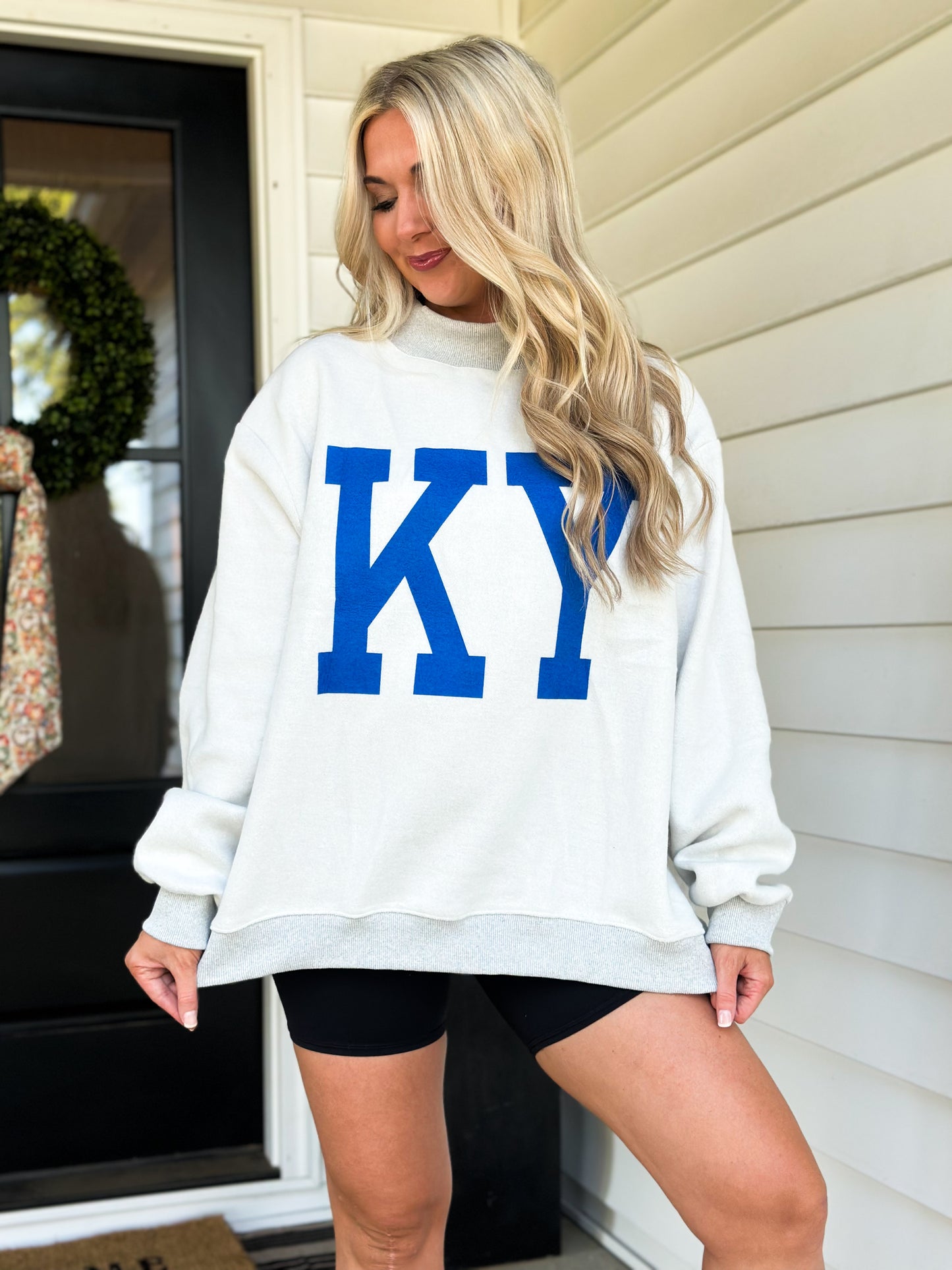 Kentucky Reversible Mock Neck Sweatshirt