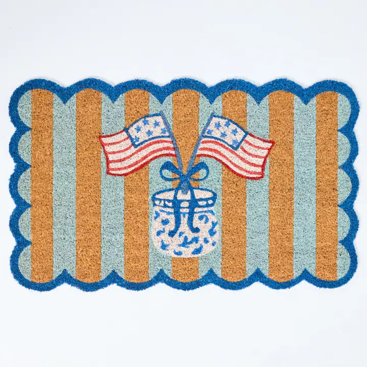 American Stripes Door Mat