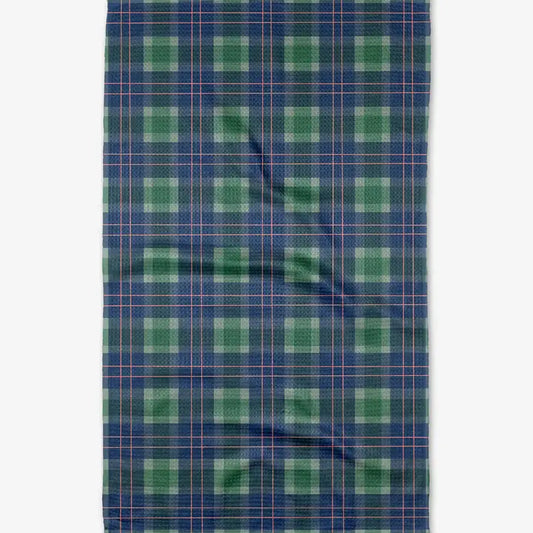 Winter Plaid Tea Towel