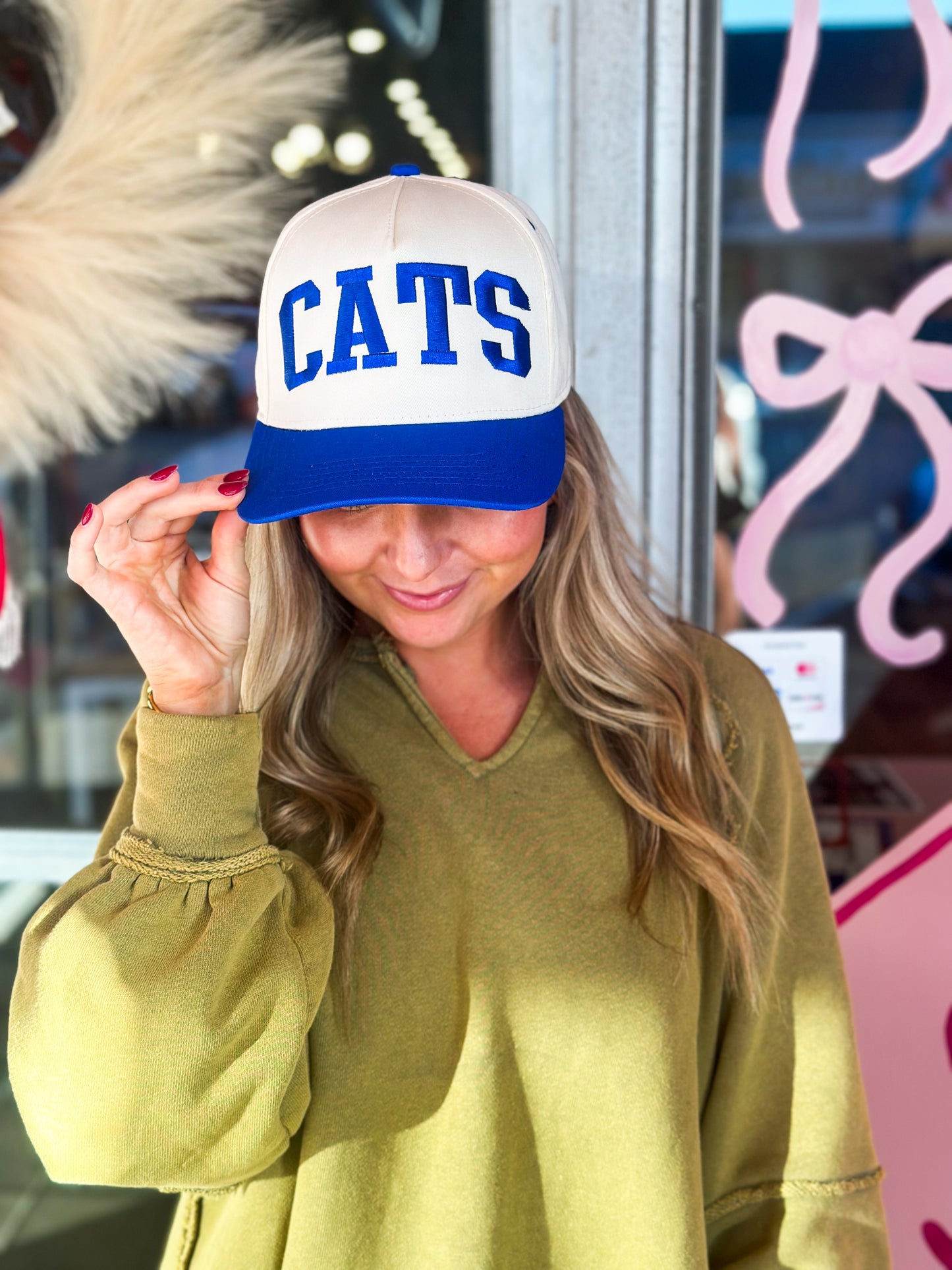 Cats Embroidered Trucker Hat