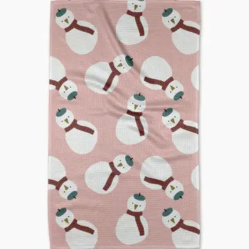 Snowman Tea Towel