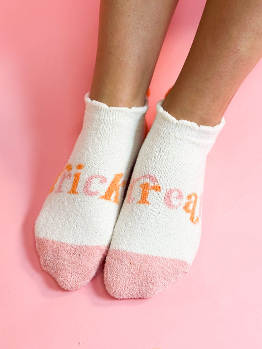 Trick/Treat Pom Socks