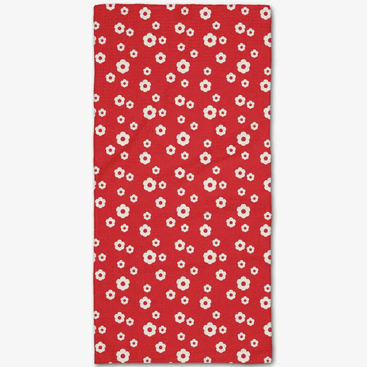 Sunny Flowers Bar Towel