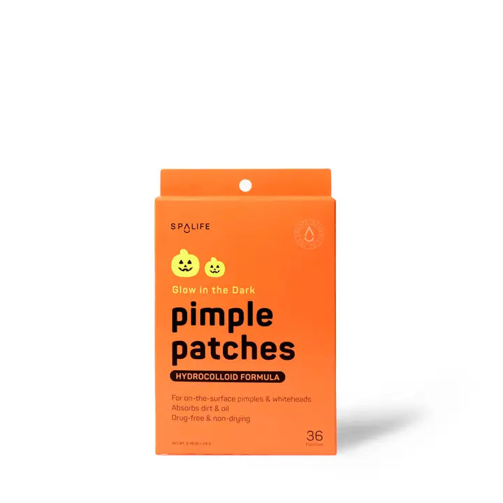 Glow in the Dark Pumpkin Halloween Pimple Patches