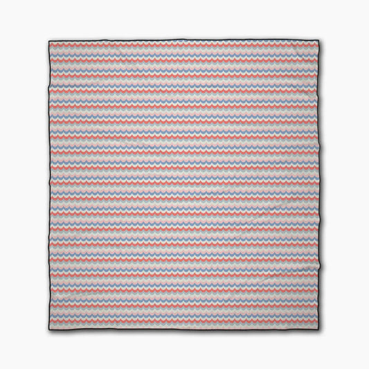 Scallop Stripes Beach Blanket