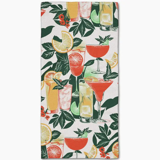 Summer Refreshments Bar Towel