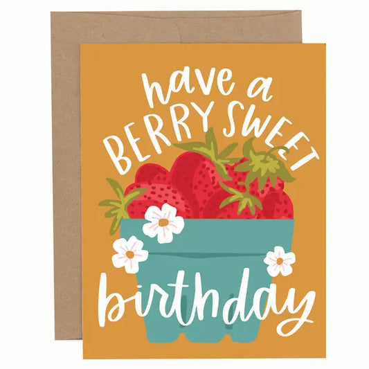 Berry Sweet Birthday Greeting Card