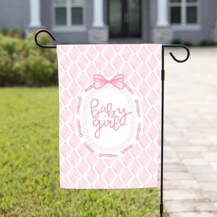 Boy/Girl Baby Garden Flag