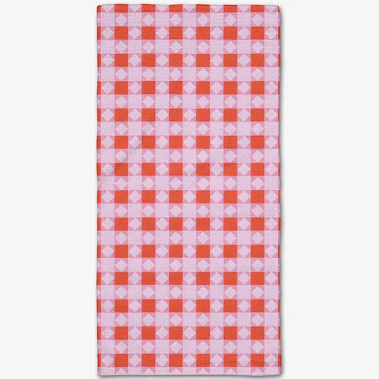 Quilt Block Geometry Bar Towel