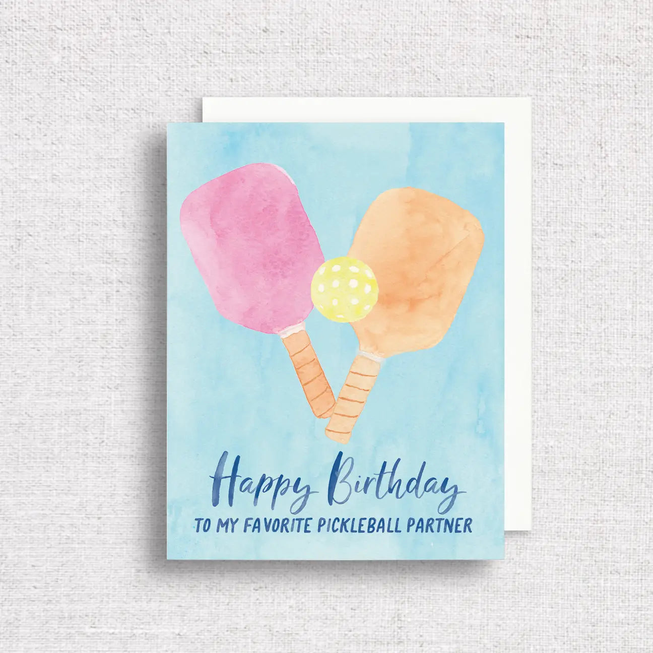 Pickleball Birthday Greeting Card