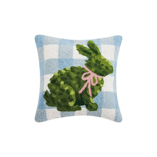 Bunny Topiary Hook Pillow