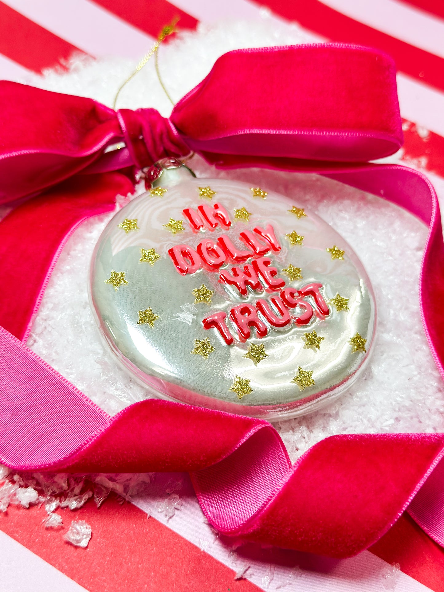 In Dolly We Trust Ornament