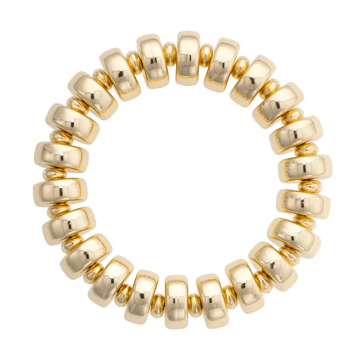 Shiny Gold Toggle Bracelet