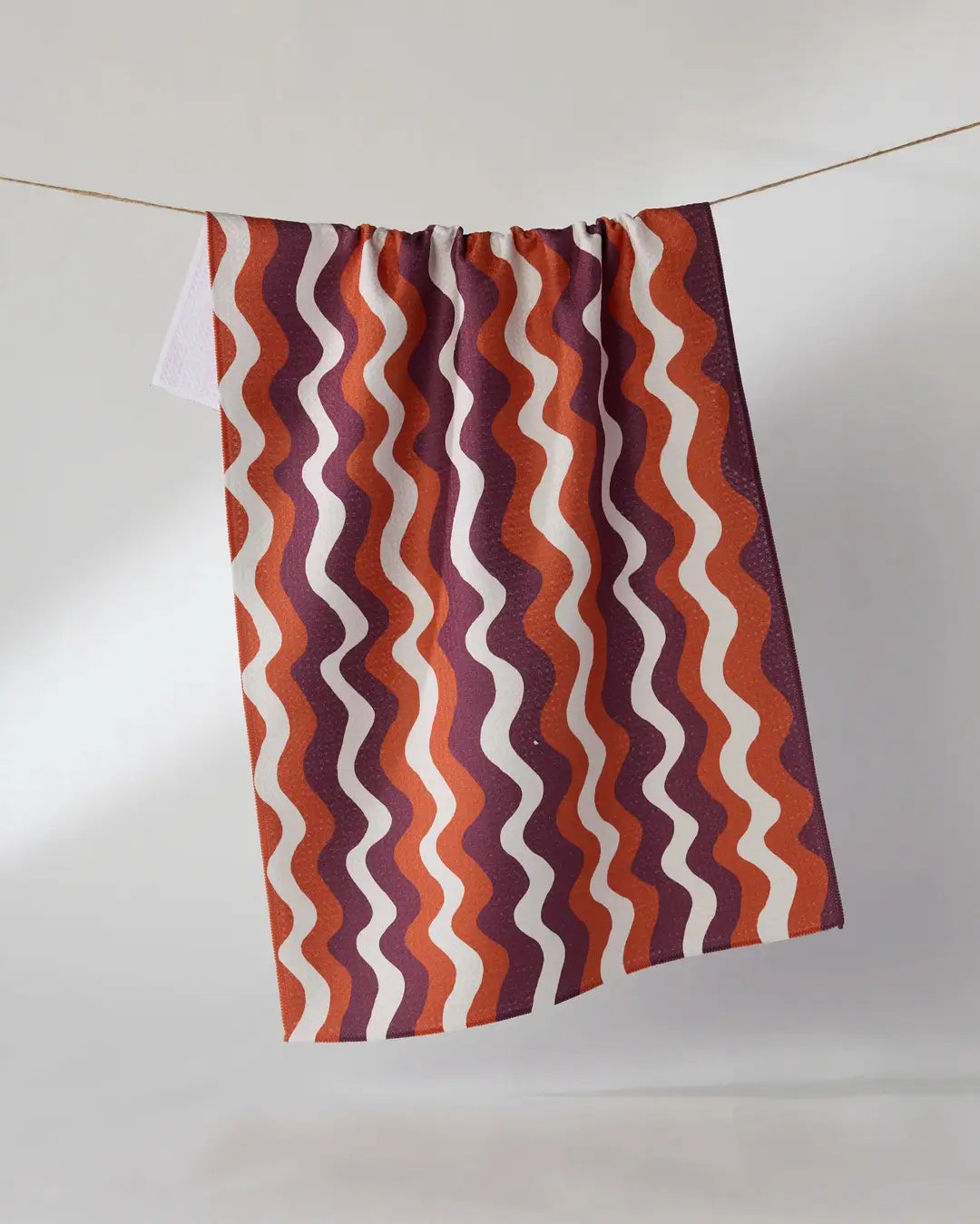 Harvest Groove Geometry Tea Towel