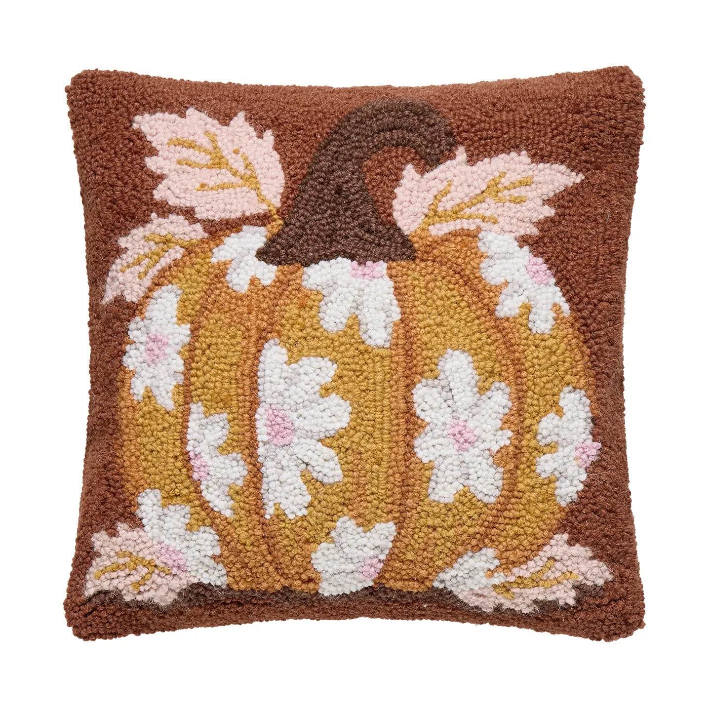 Daises On Pumpkin Hook Pillow