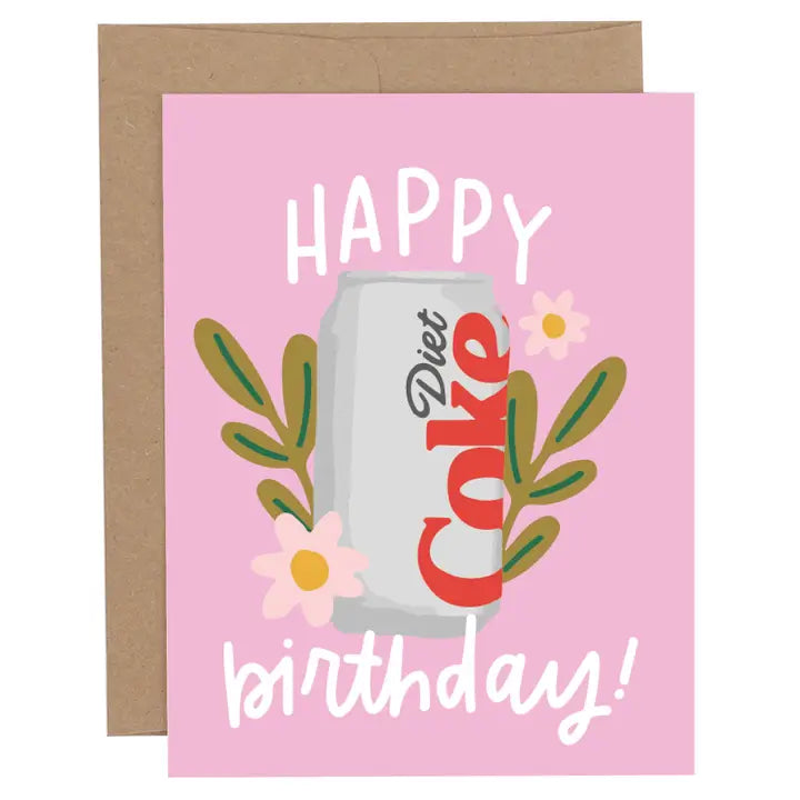 Diet Coke Happy Birthday Greeting Card