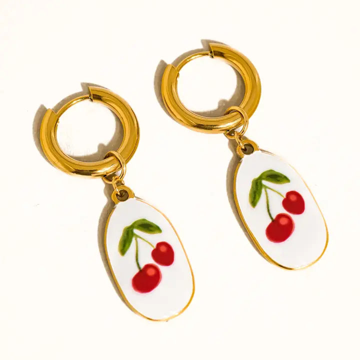 Larmes Cherry Earrings