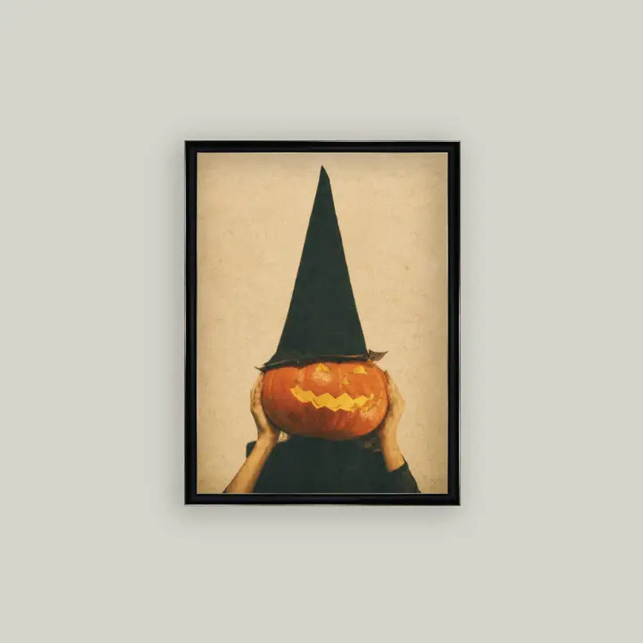 Pumpkin Witch Frame