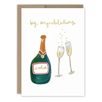 Champagne Big Congrats Card