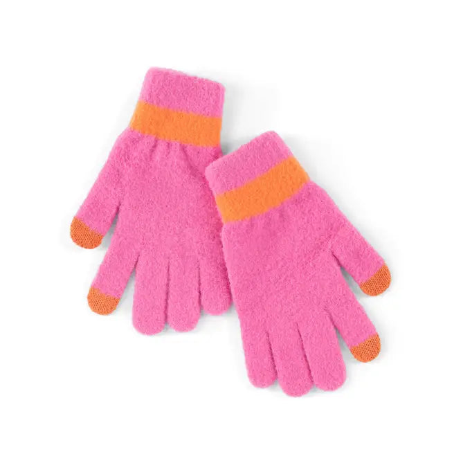 Pink Ellis Touchscreen Gloves