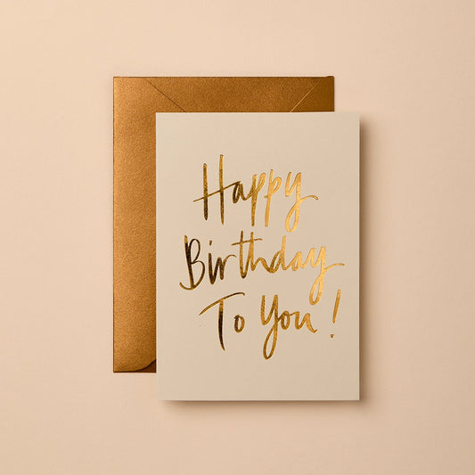 Happy Birthday to You Card
