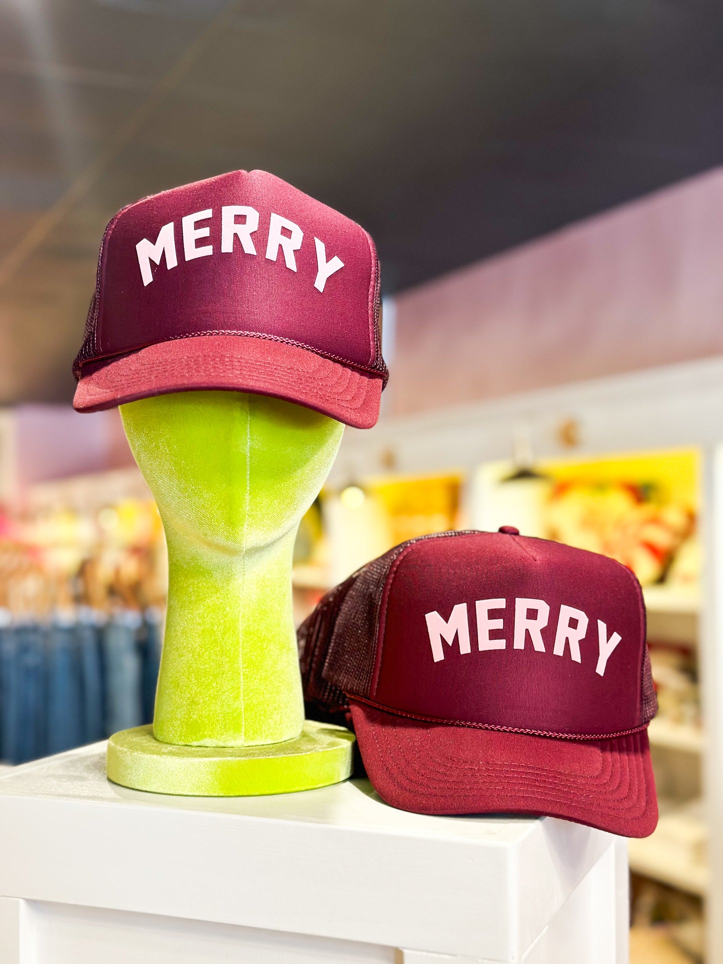 Merry Maroon Trucker Hat