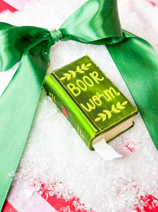 Book Worm Ornament