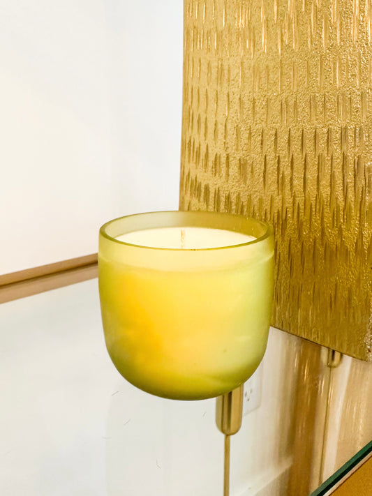 Frosted Glass Candle