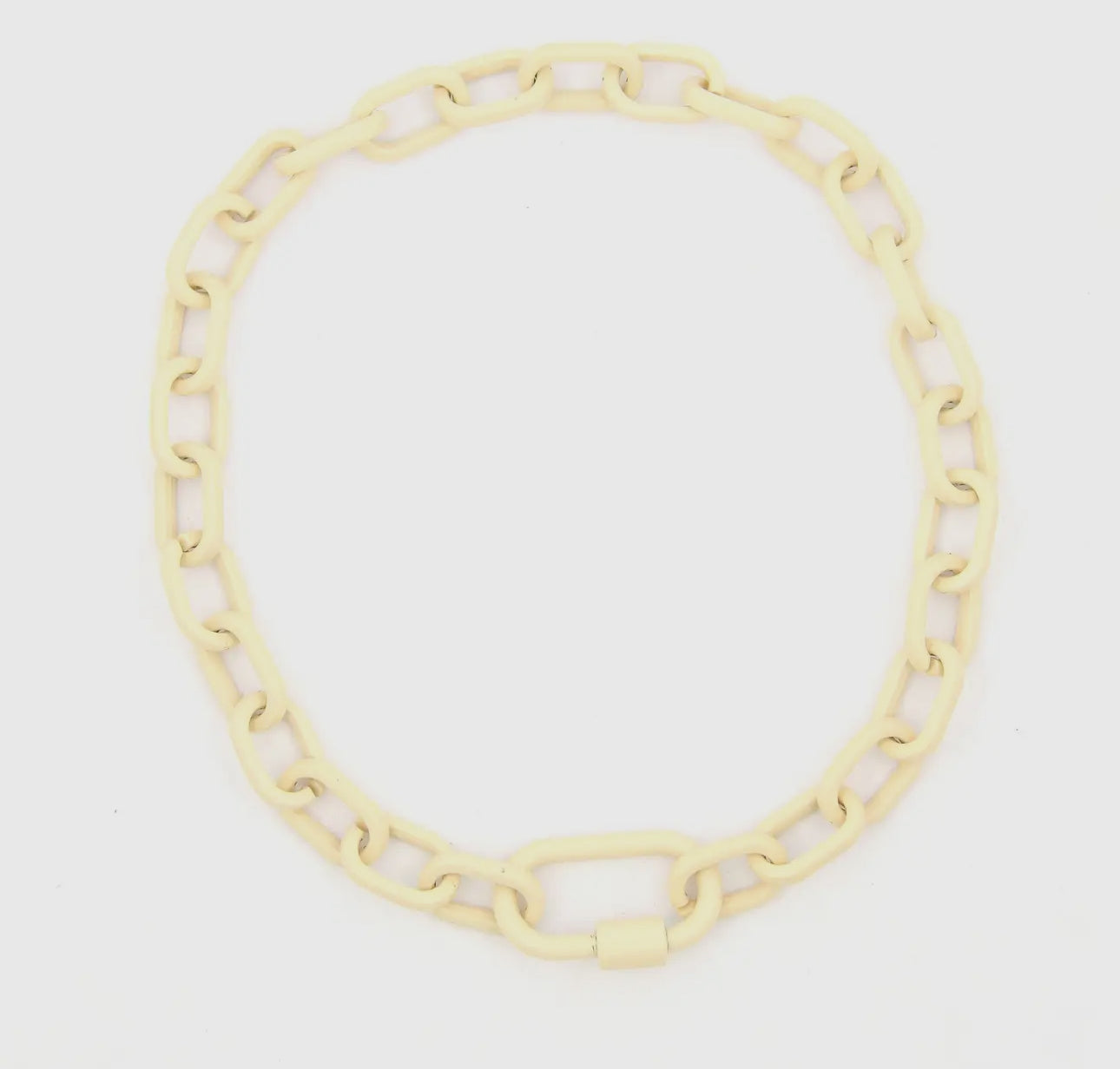 Luxe Link Enamel Chain Necklace