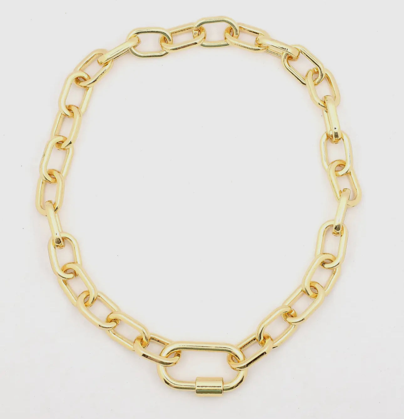 Luxe Link Enamel Chain Necklace