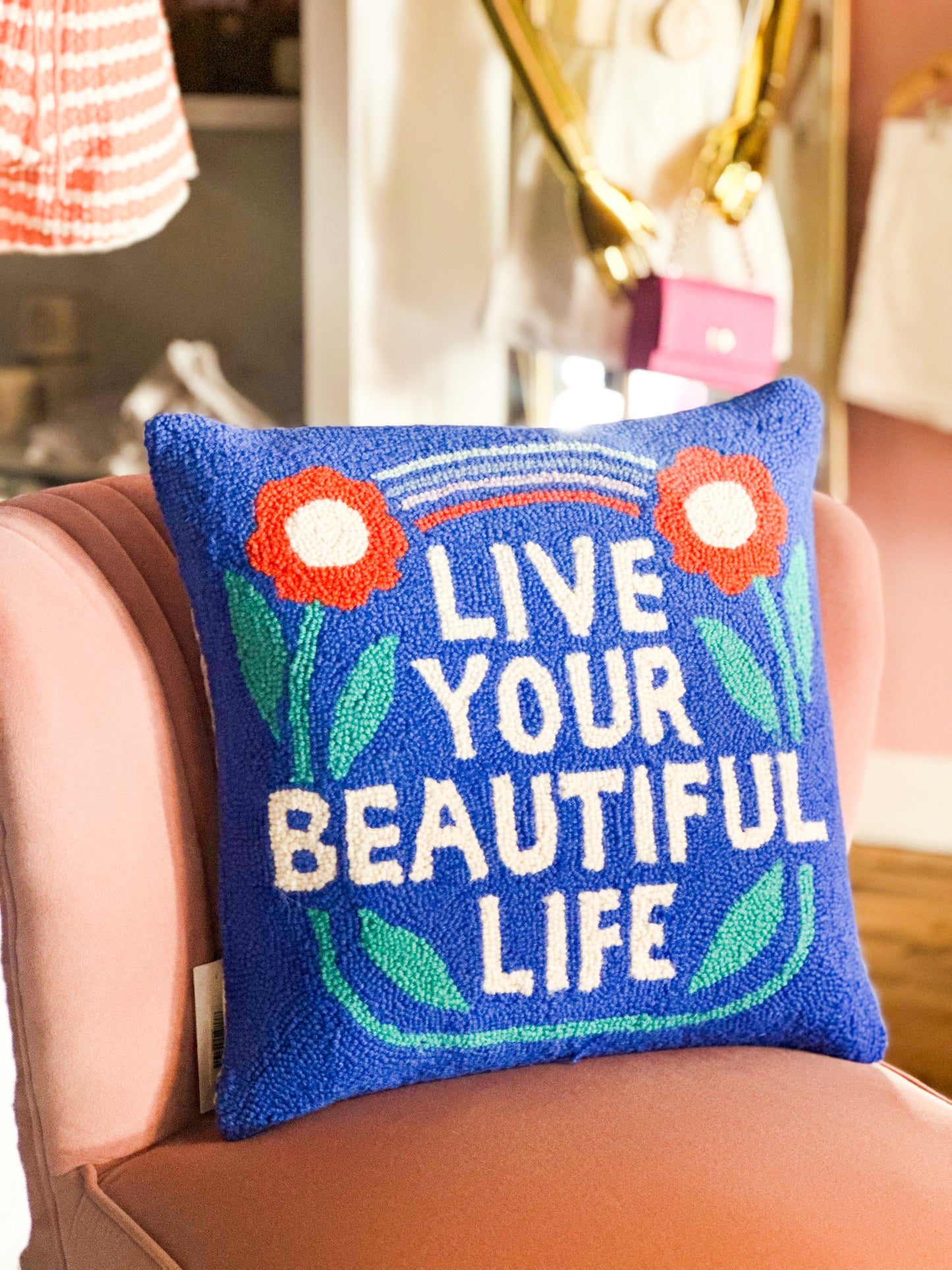 Beautiful Life Hook Pillow