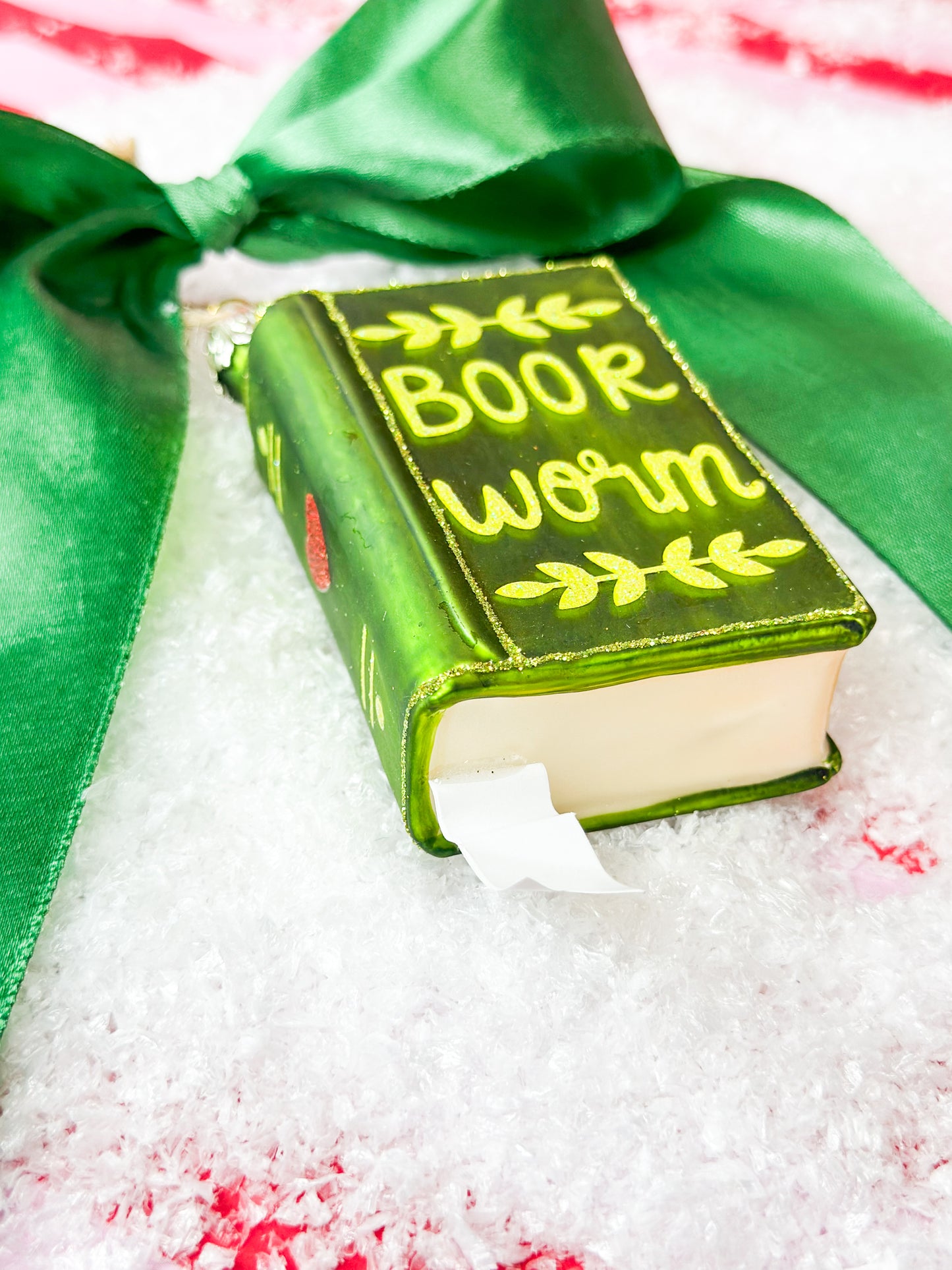 Book Worm Ornament