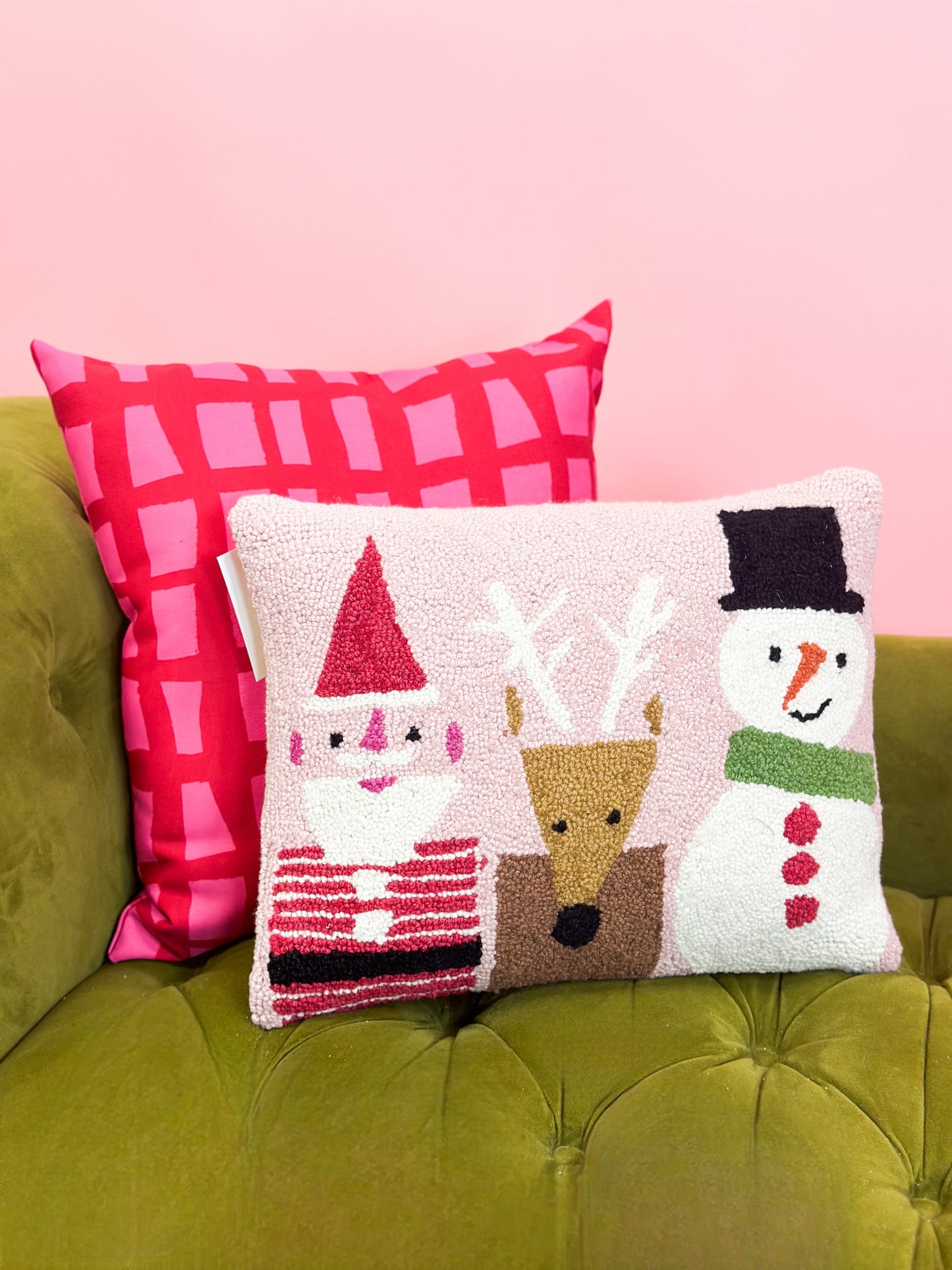 Santa With Friends Hook Pillow