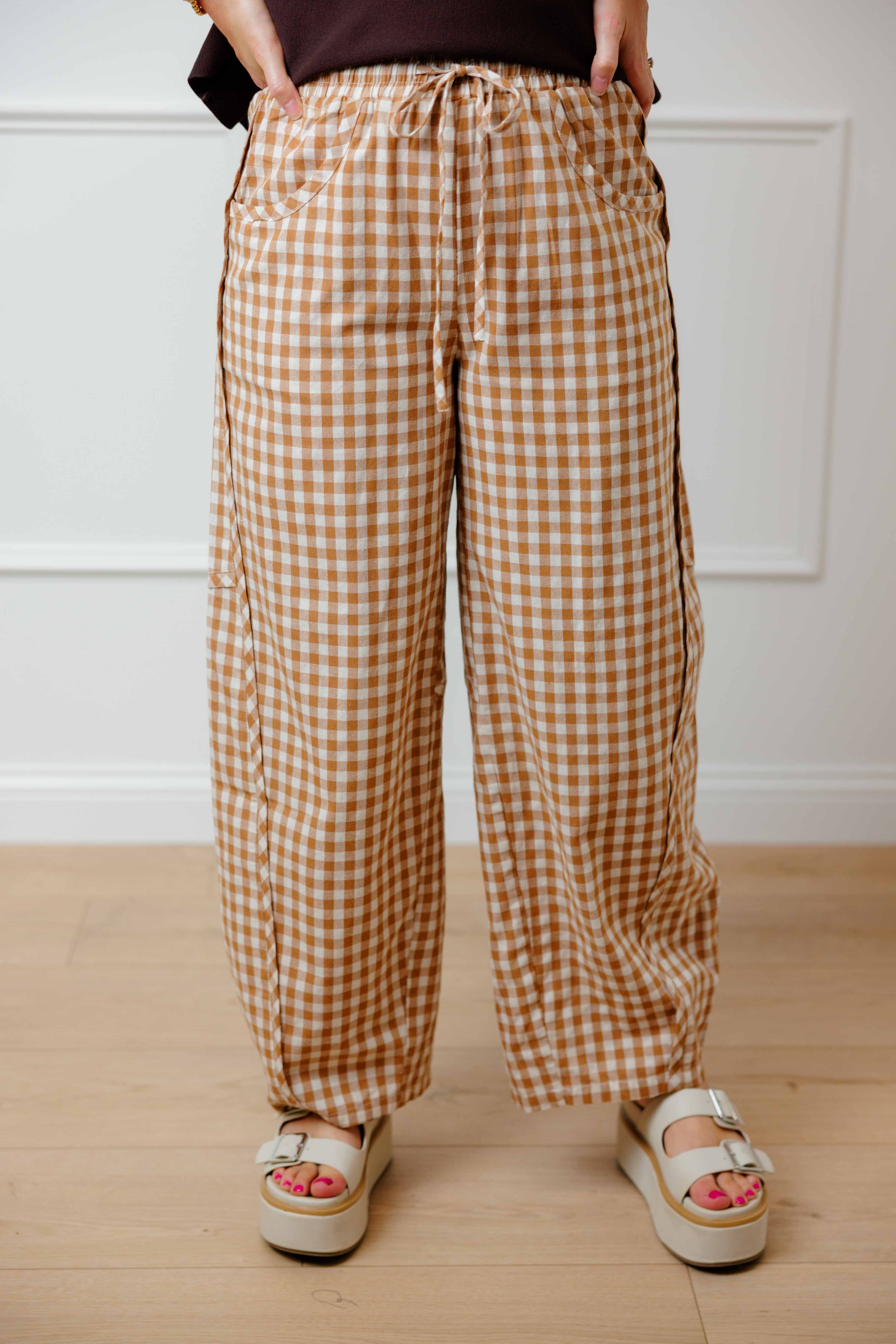Easy Day Gingham Pants