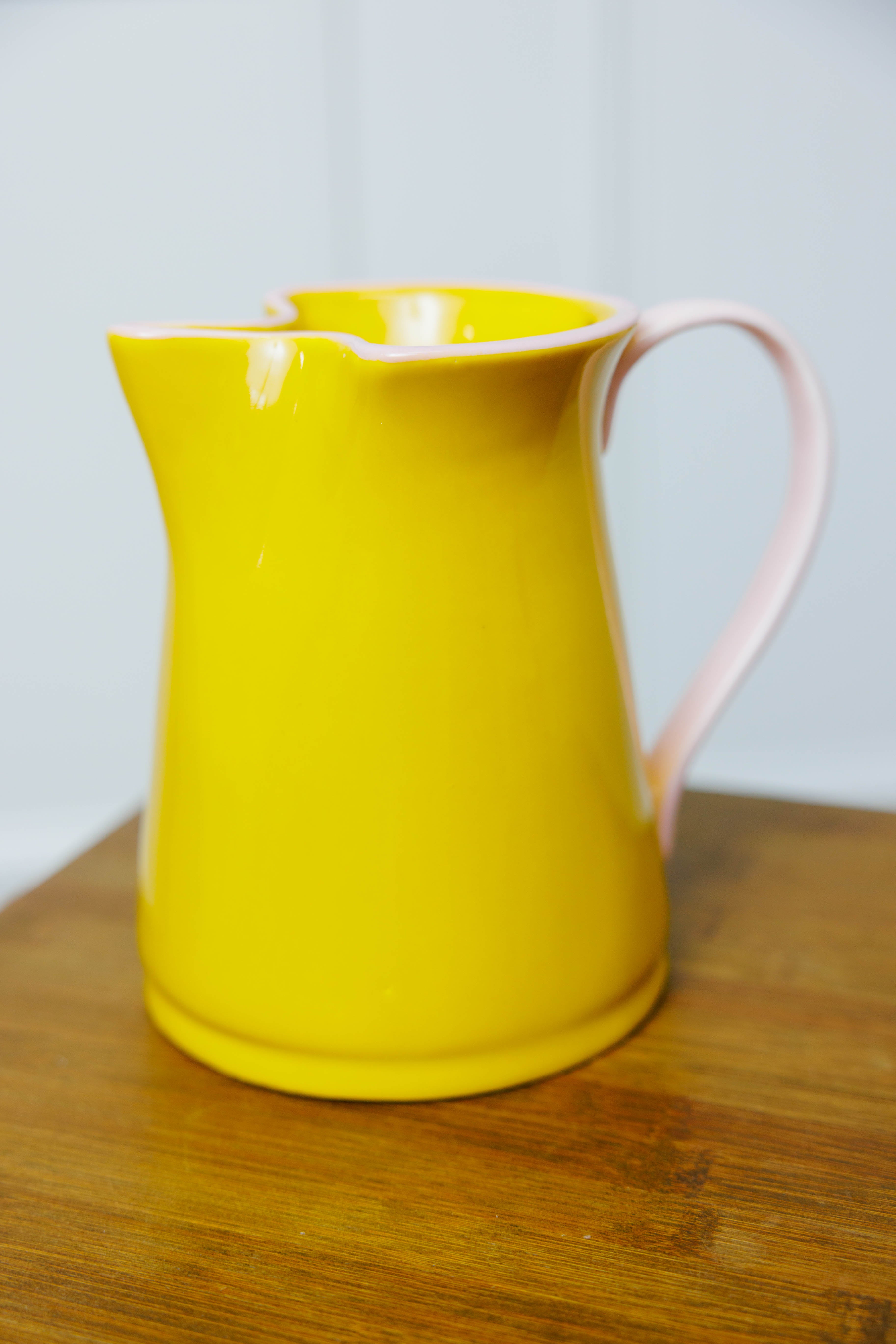 Buttercup Pink Trim Pitcher