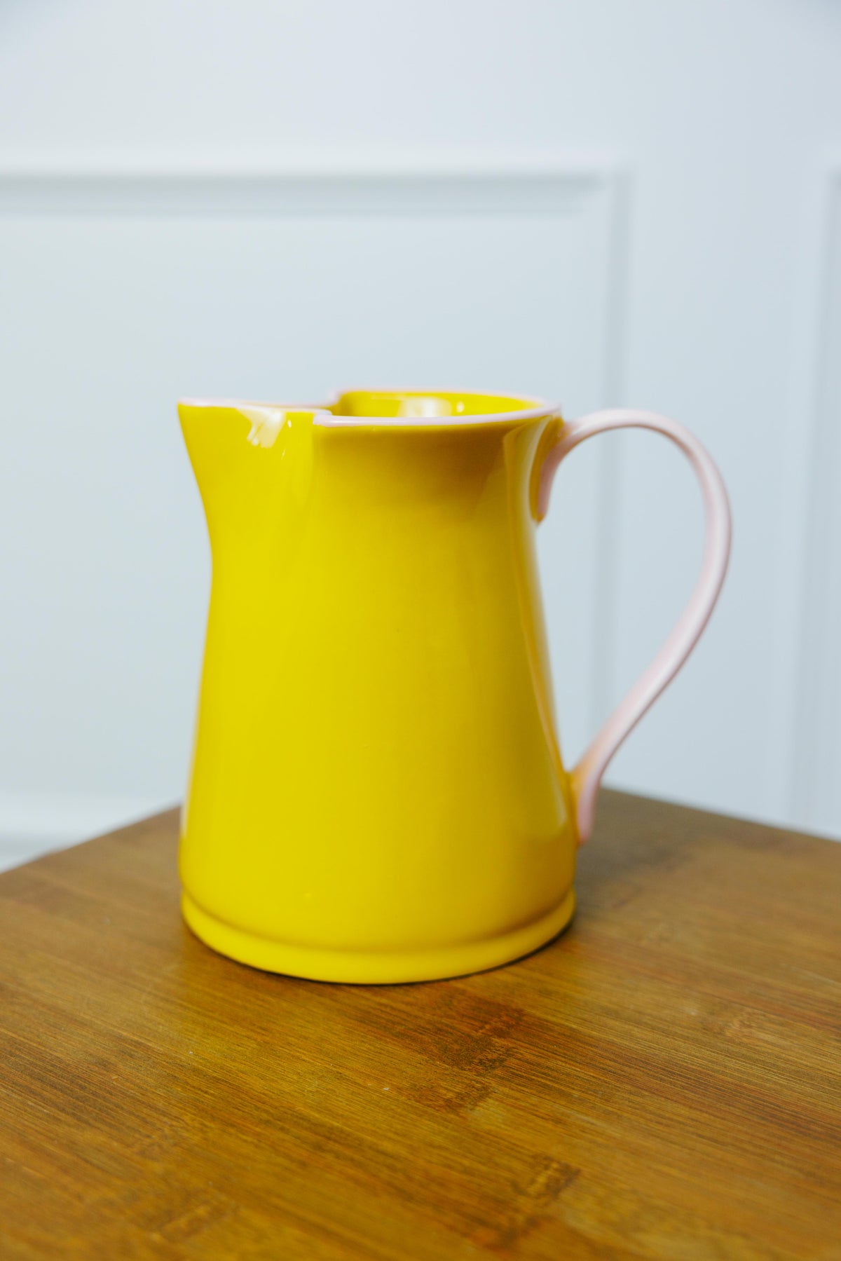 Buttercup Pink Trim Pitcher