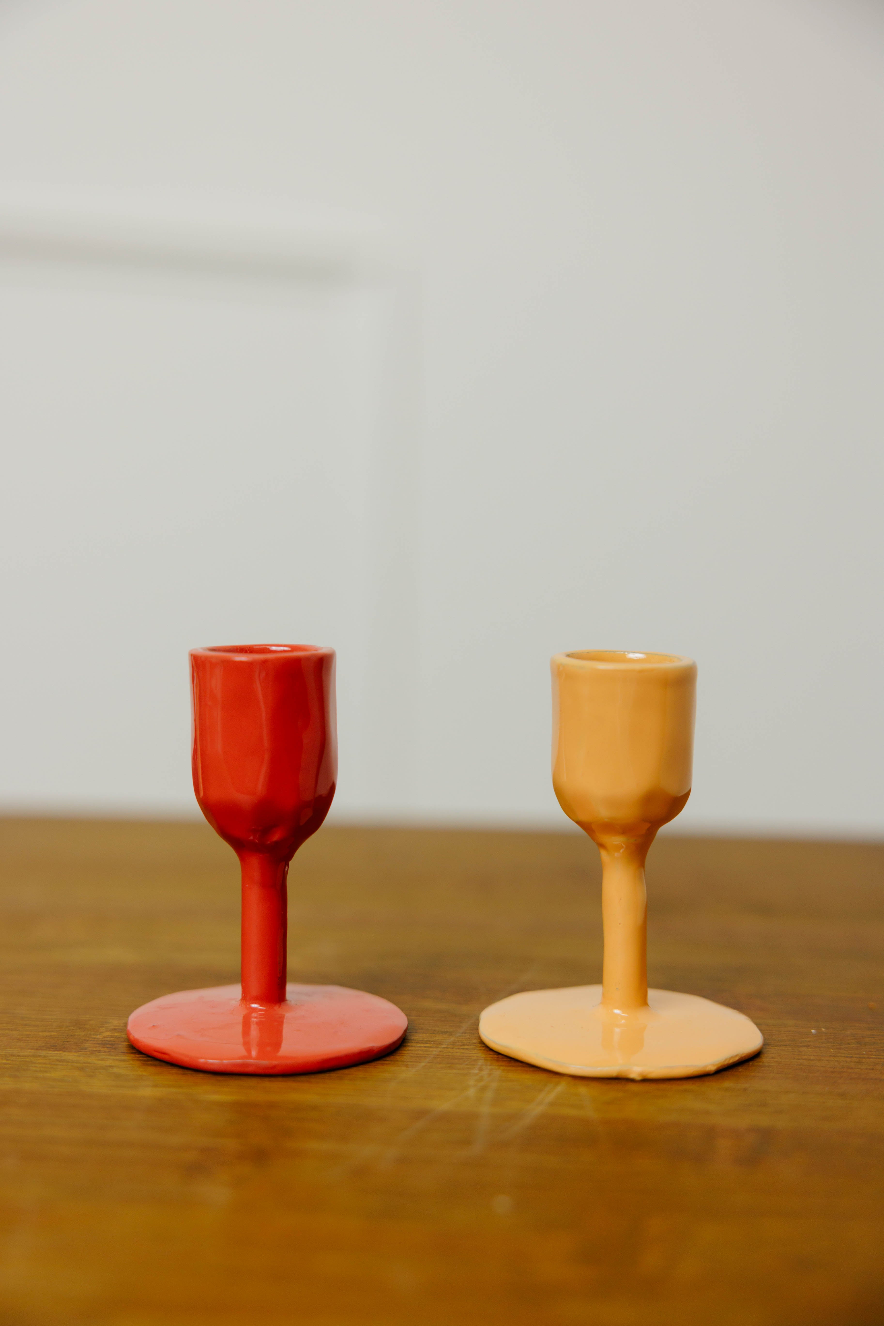 Rust & Tan Taper Holder
