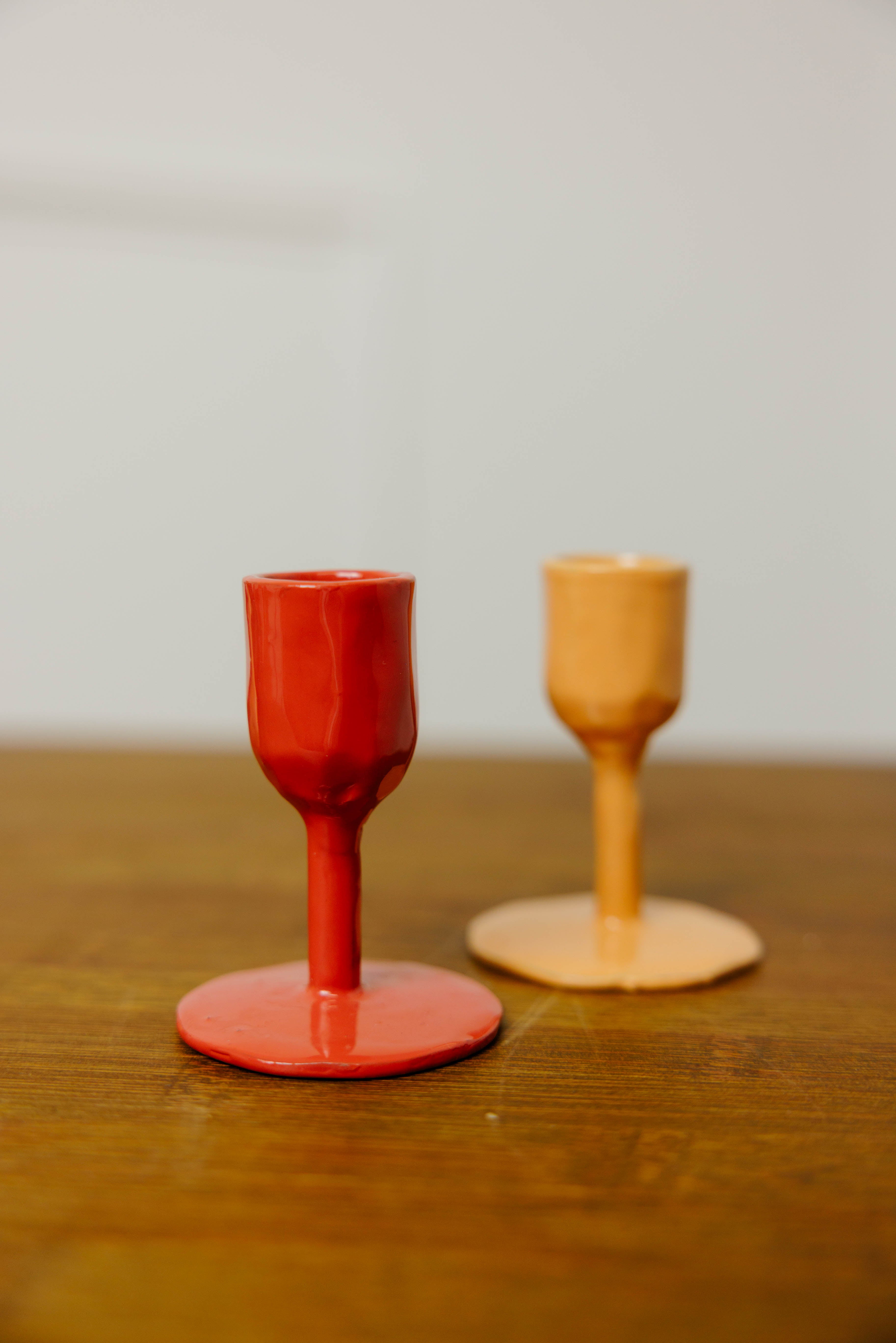 Rust & Tan Taper Holder