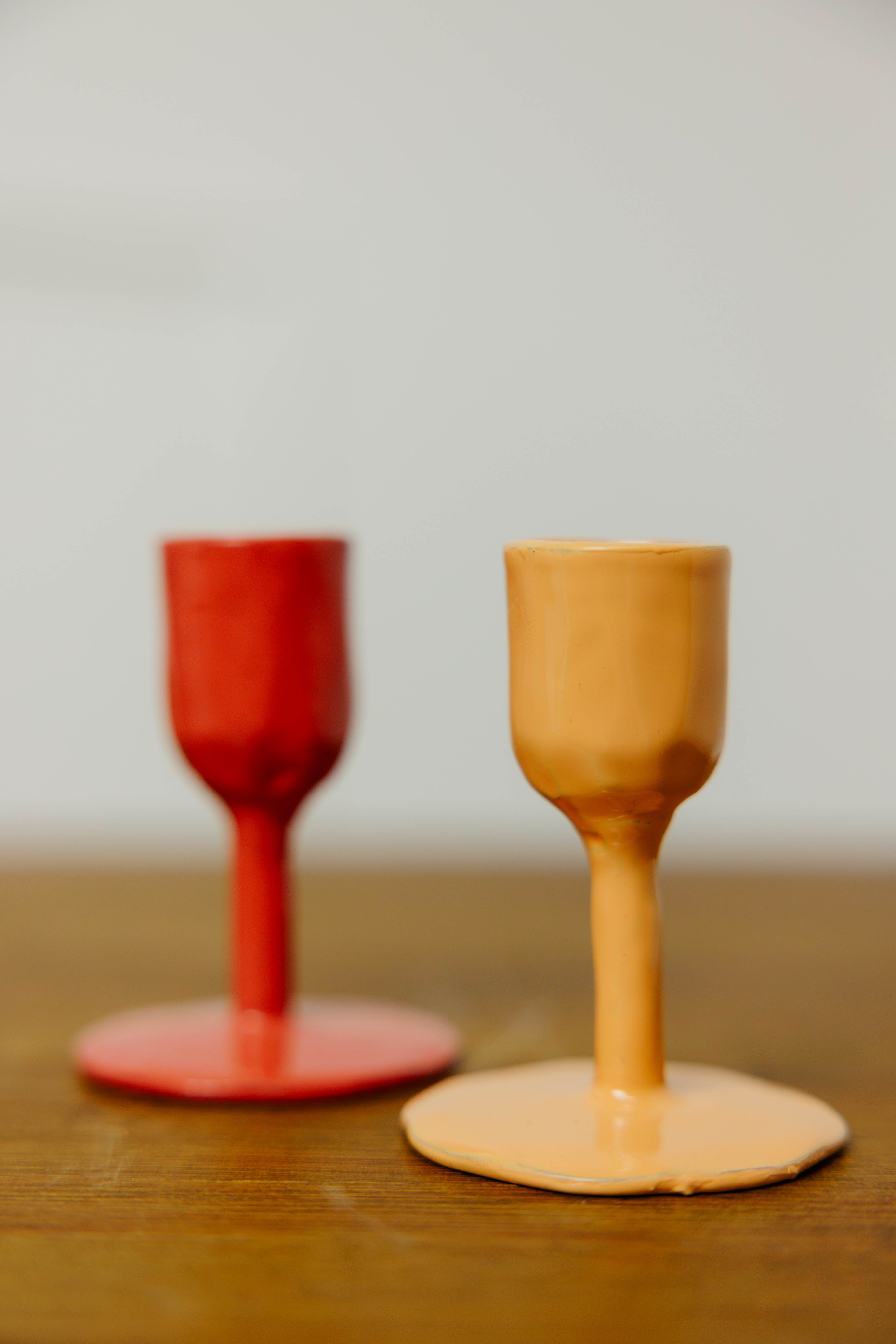 Rust & Tan Taper Holder