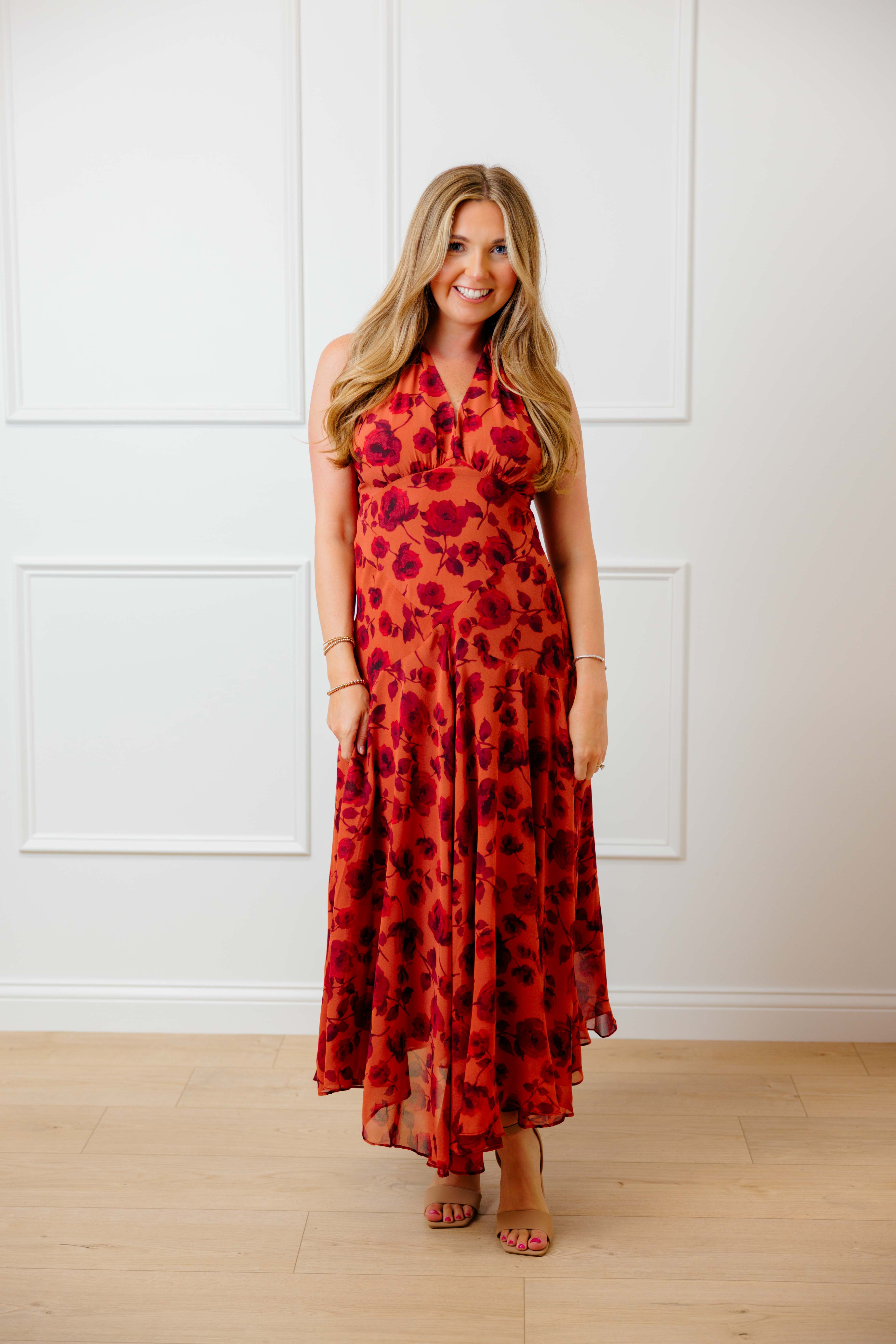Red Rouge Maxi Dress