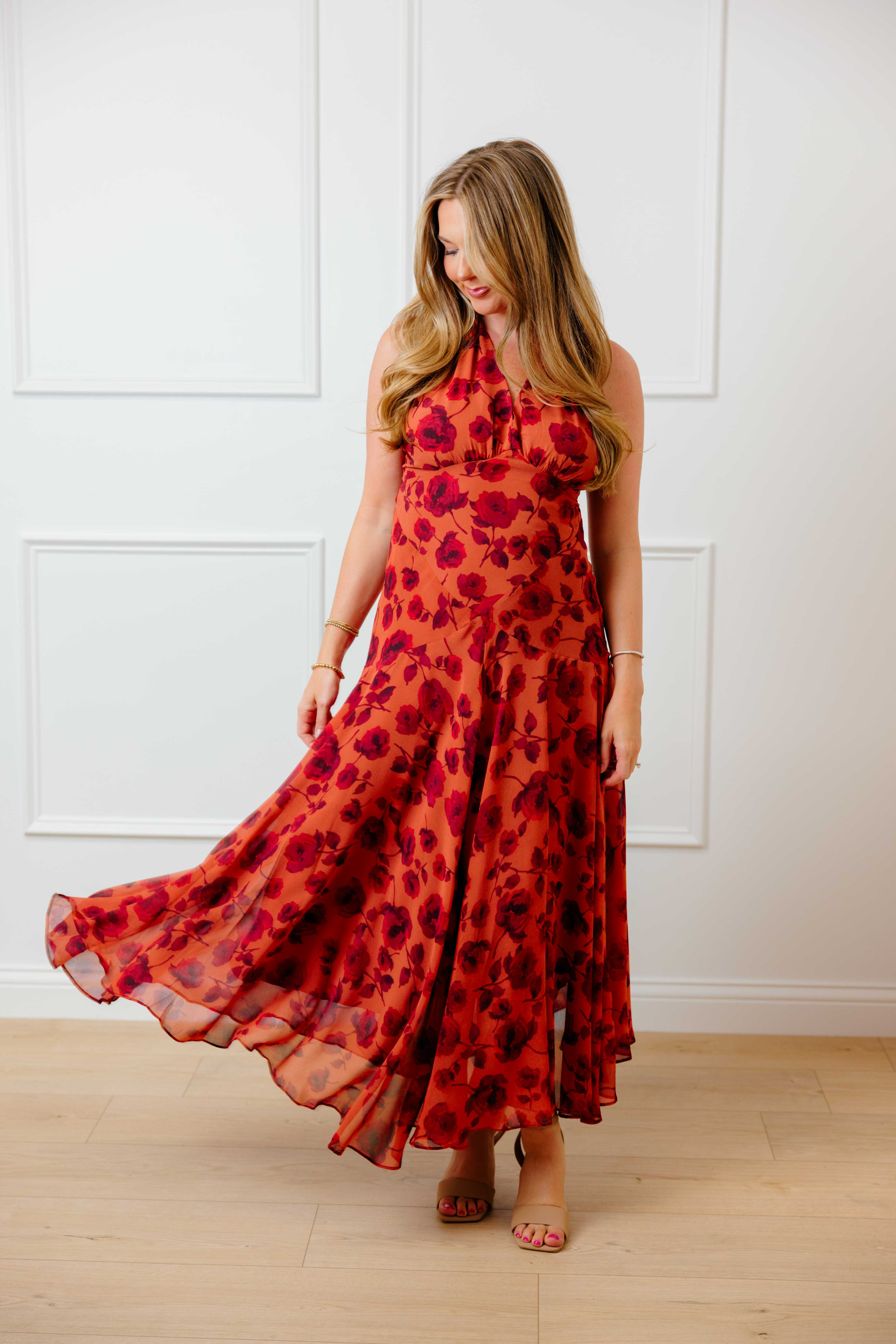 Red Rouge Maxi Dress