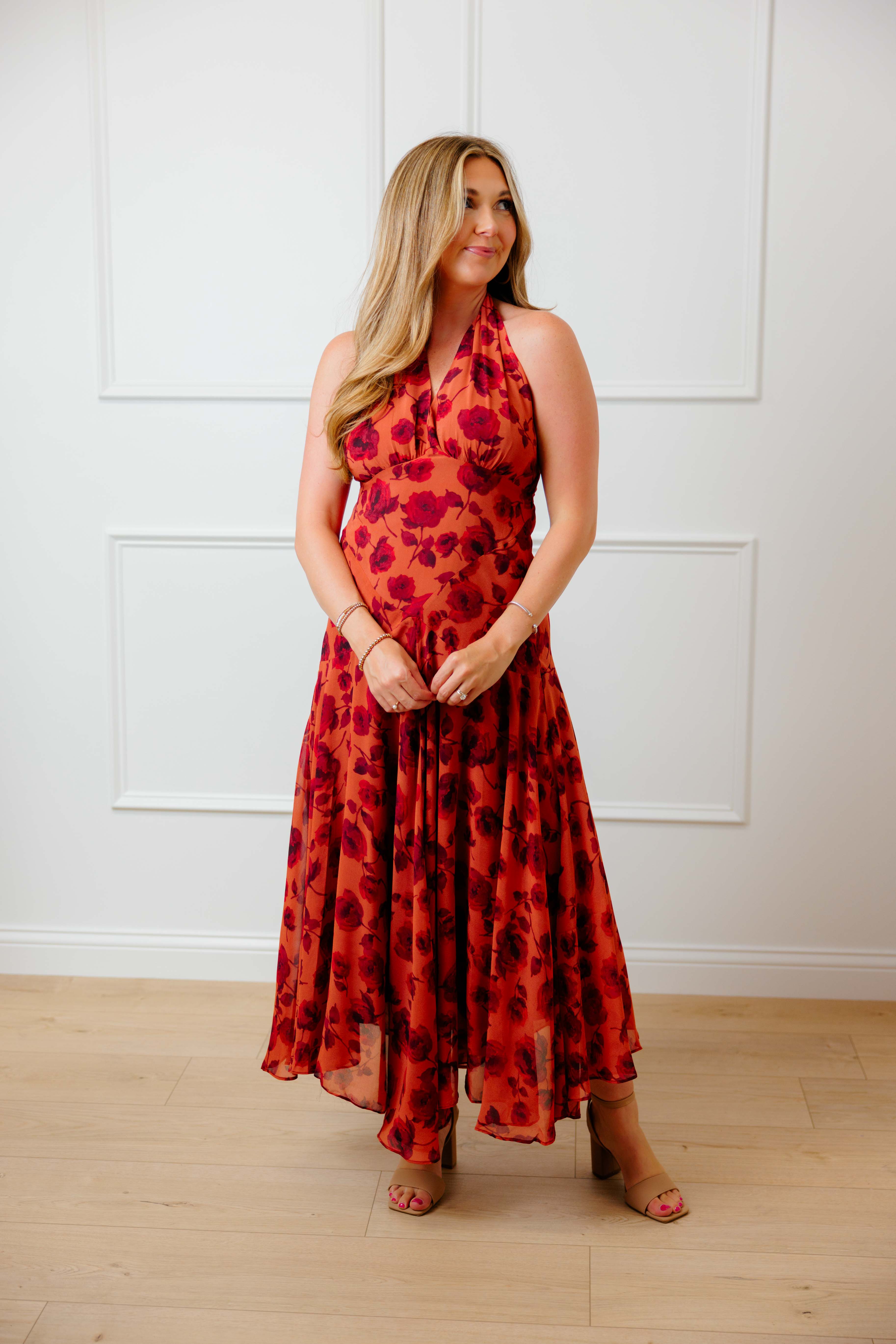 Red Rouge Maxi Dress