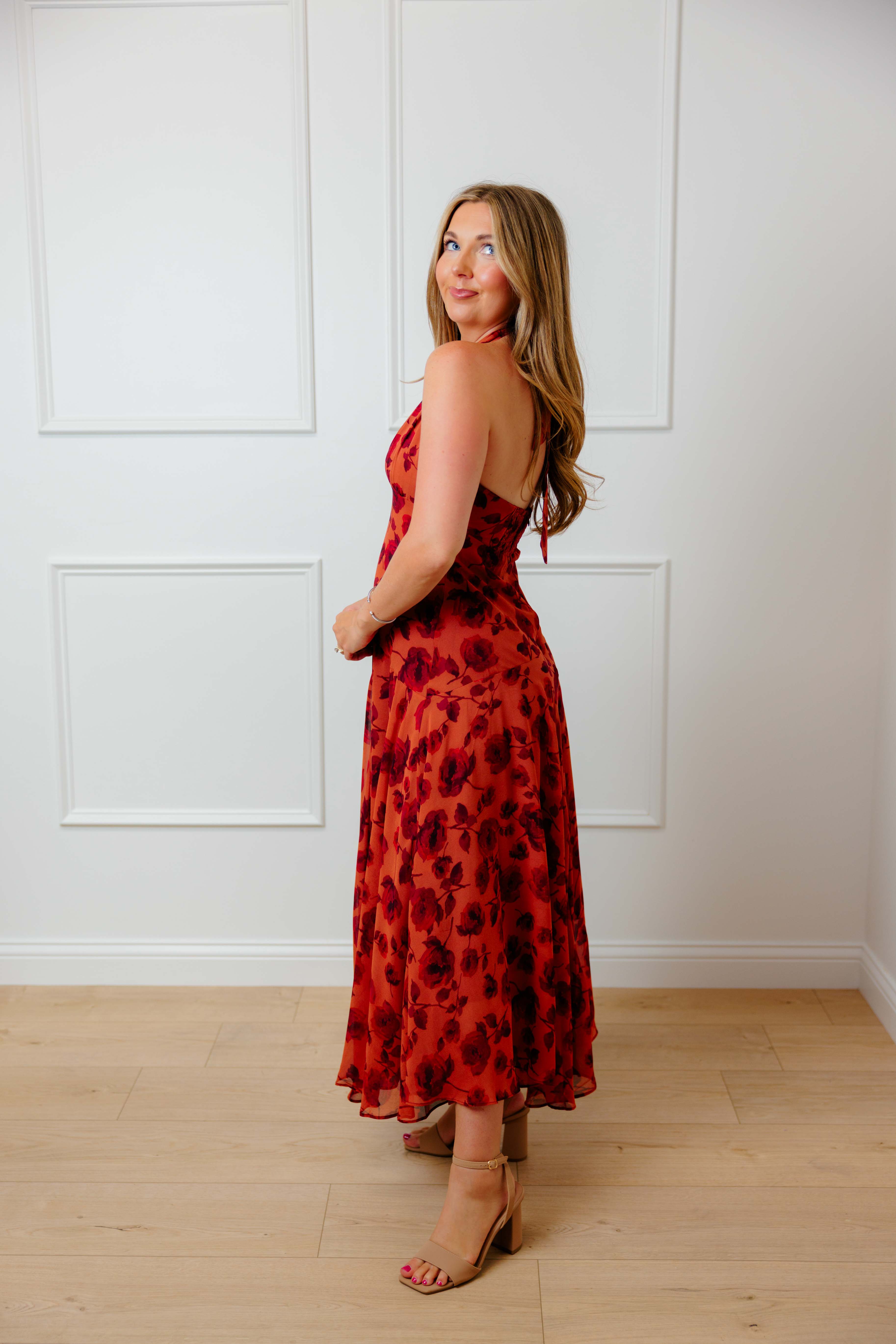 Red Rouge Maxi Dress