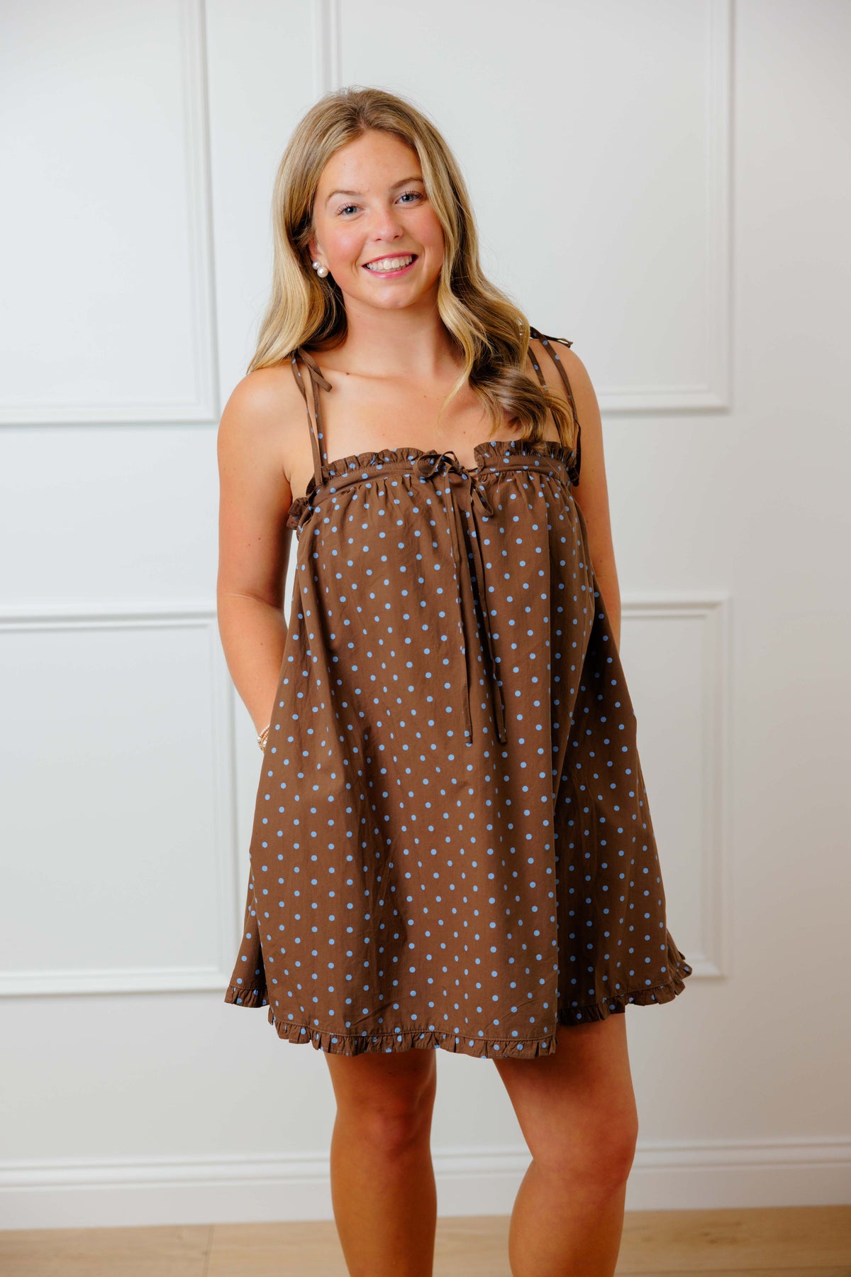 Polly Polka Dot Mini Dress