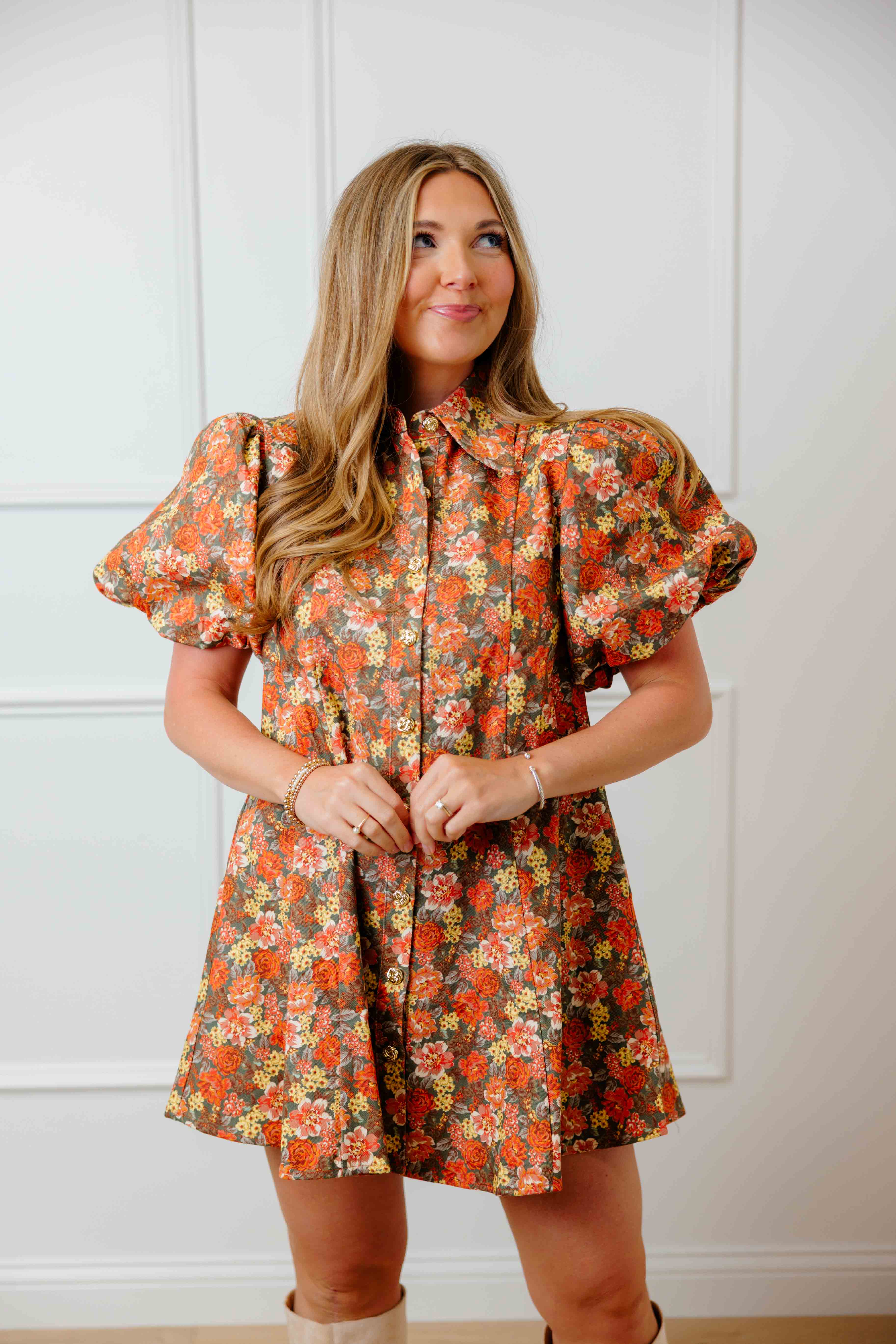 Lara Floral Mini Dress