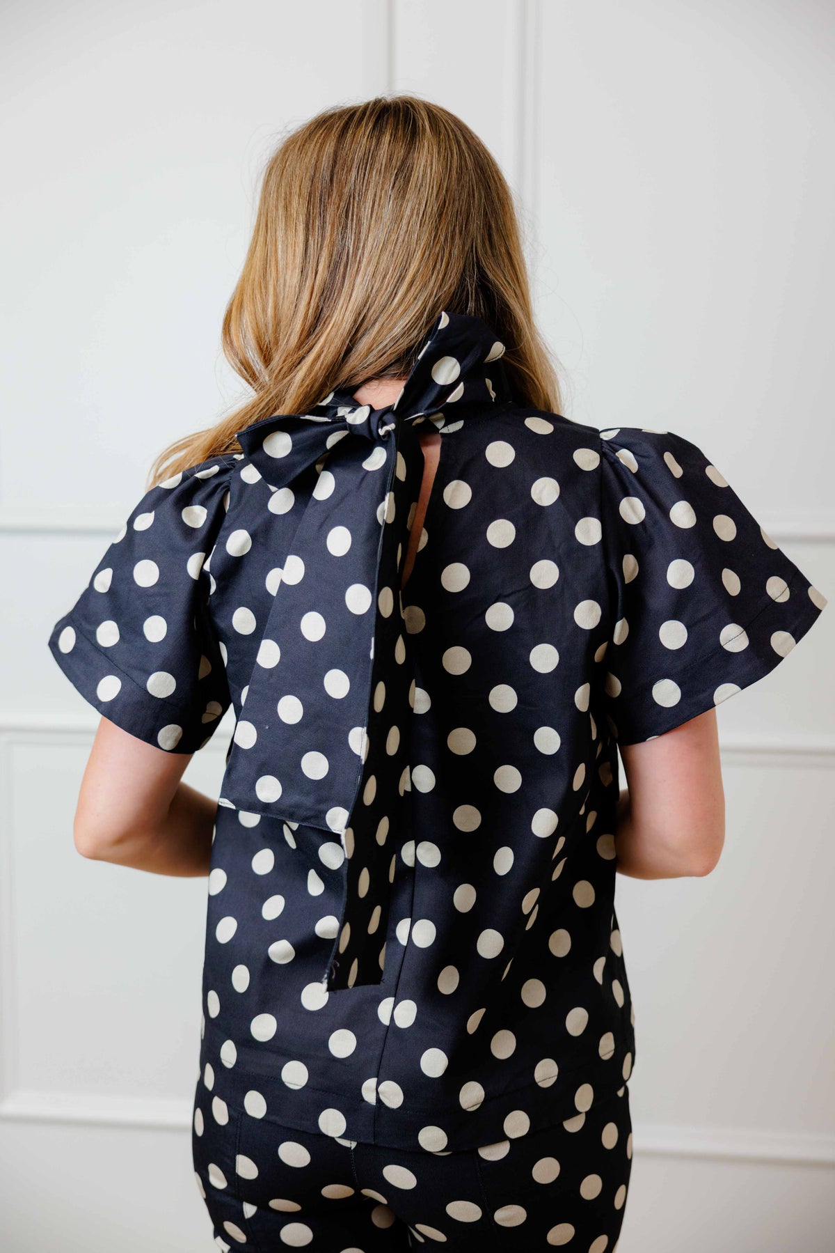Dot Flare Pant Set