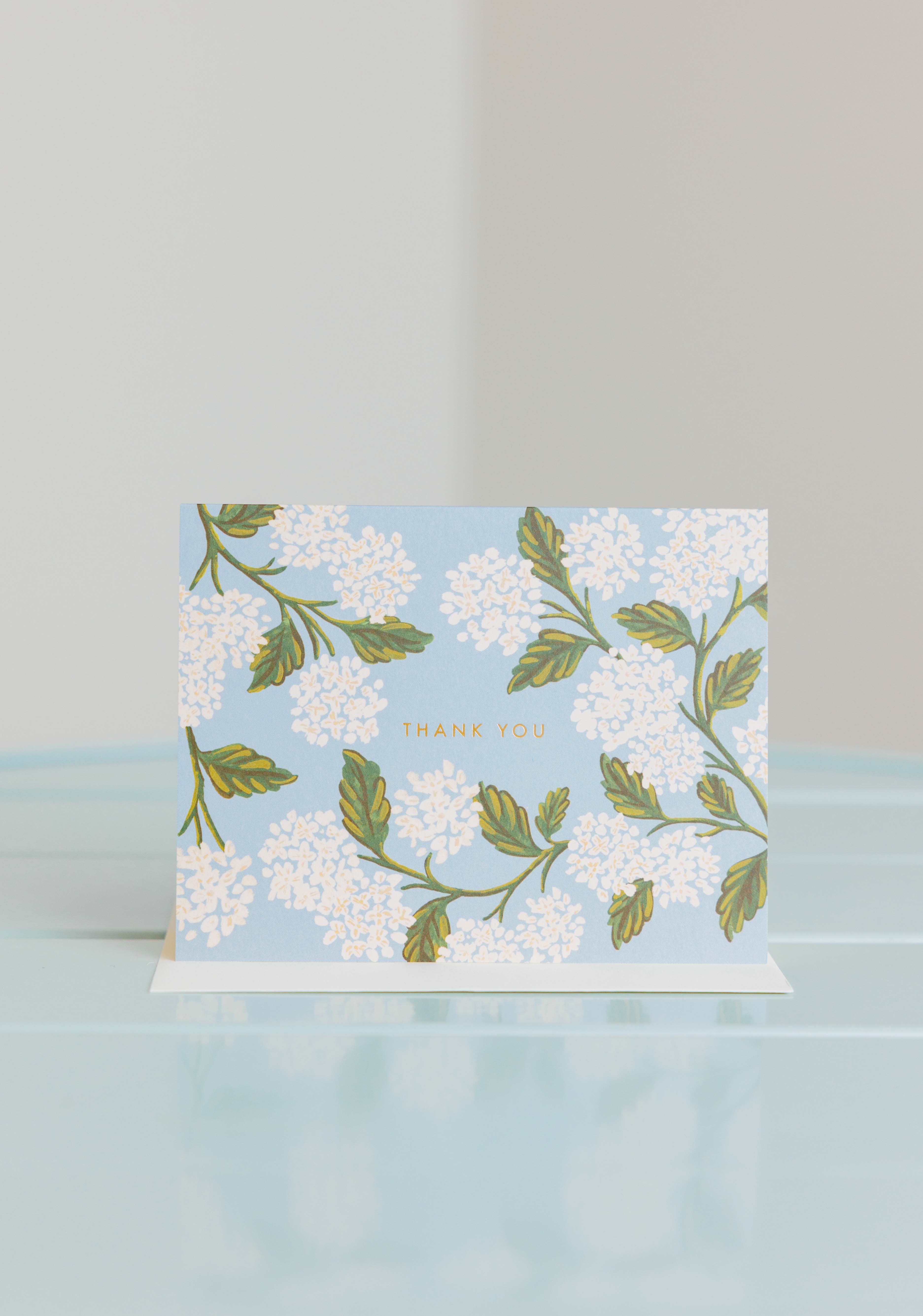 Hydrangea Thank You Card