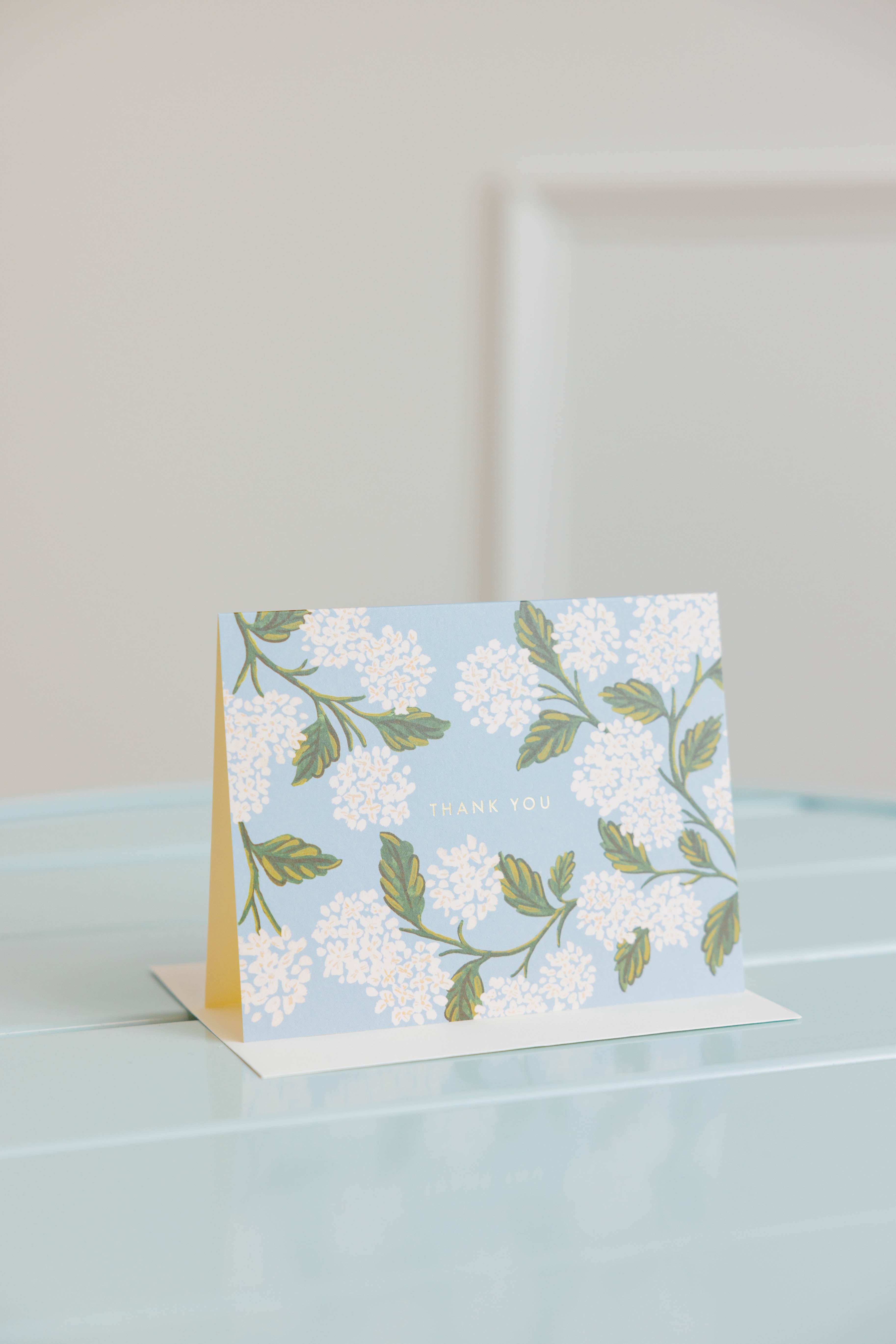 Hydrangea Thank You Card