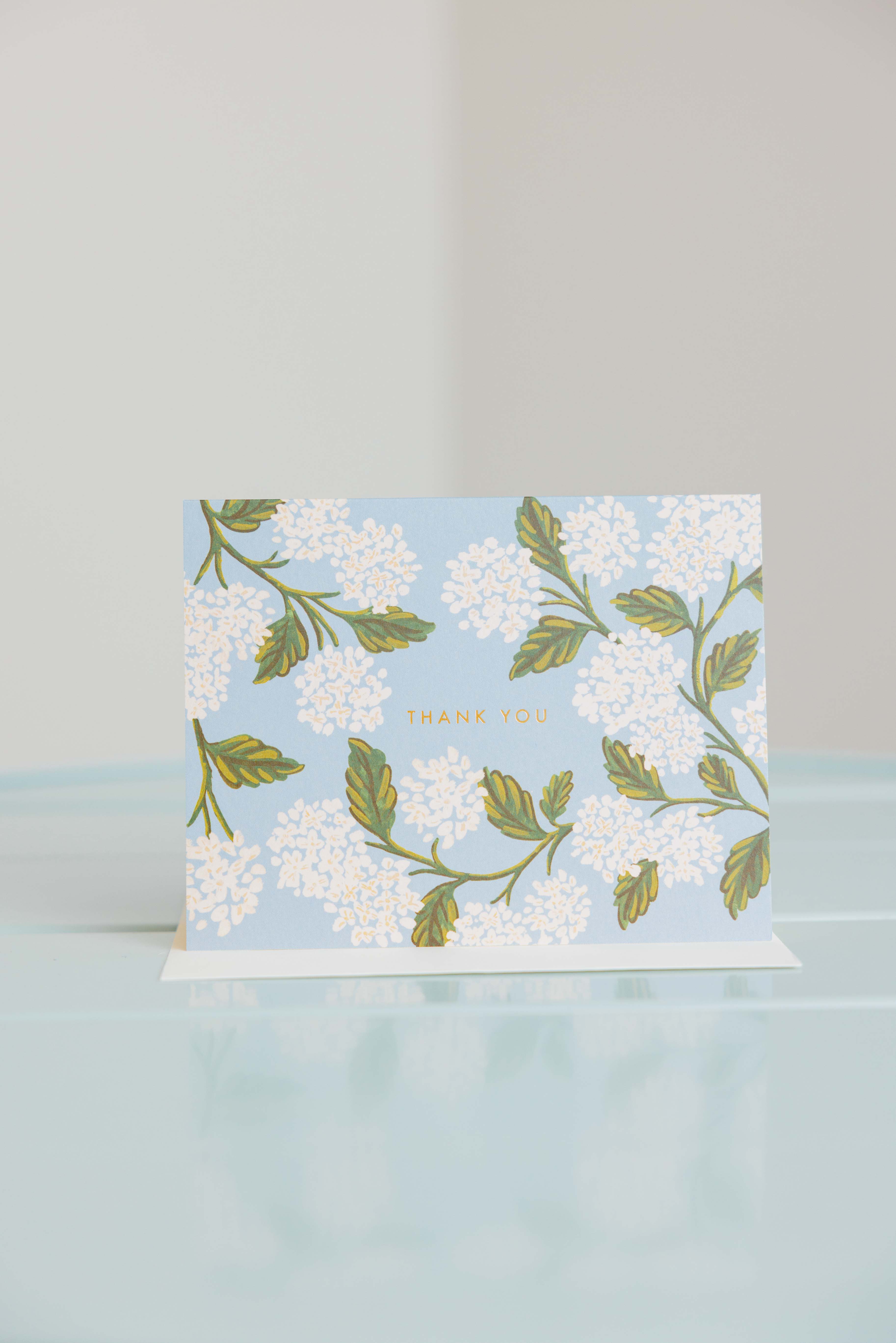 Hydrangea Thank You Card
